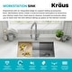 preview thumbnail 162 of 162, KRAUS Kore Workstation Undermount Stainless Steel Kitchen Sink