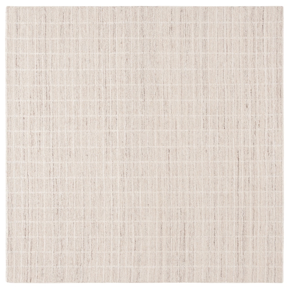 SAFAVIEH Handmade Ebony Peigi Geometric Wool Rug