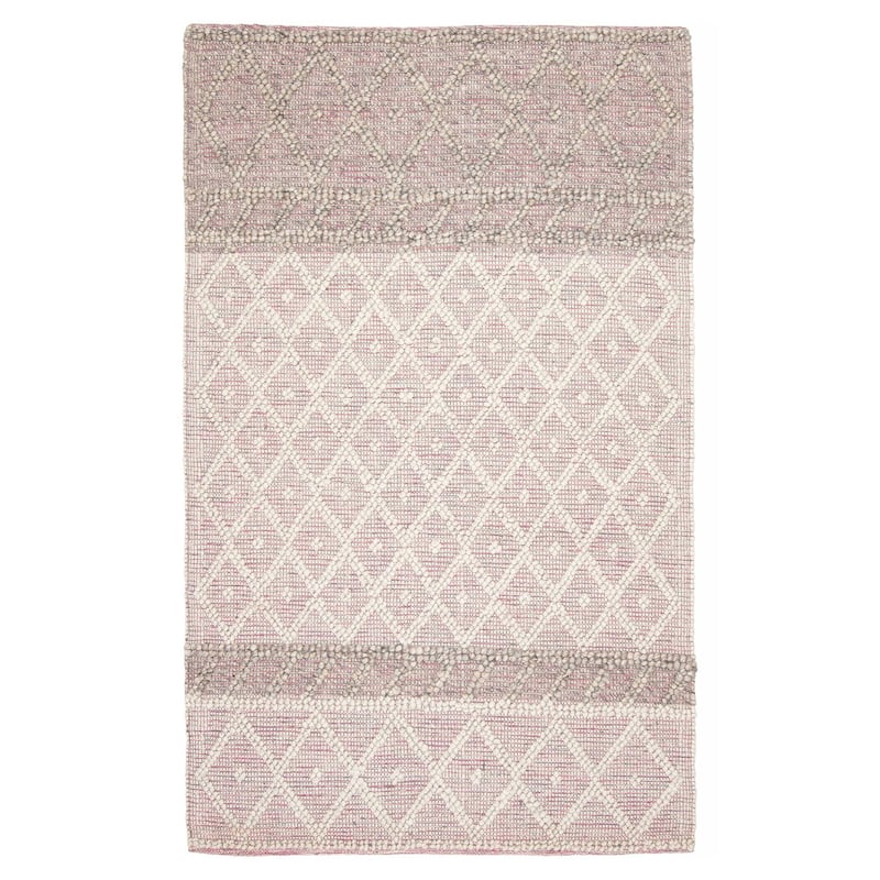 ECARPETGALLERY Braid weave Sienna Grey Wool Rug - 5'1 x 7'6 - Grey - 5'1 x 7'6