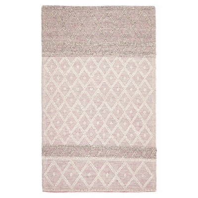 ECARPETGALLERY Braid weave Sienna Grey Wool Rug - 5'1 x 7'6