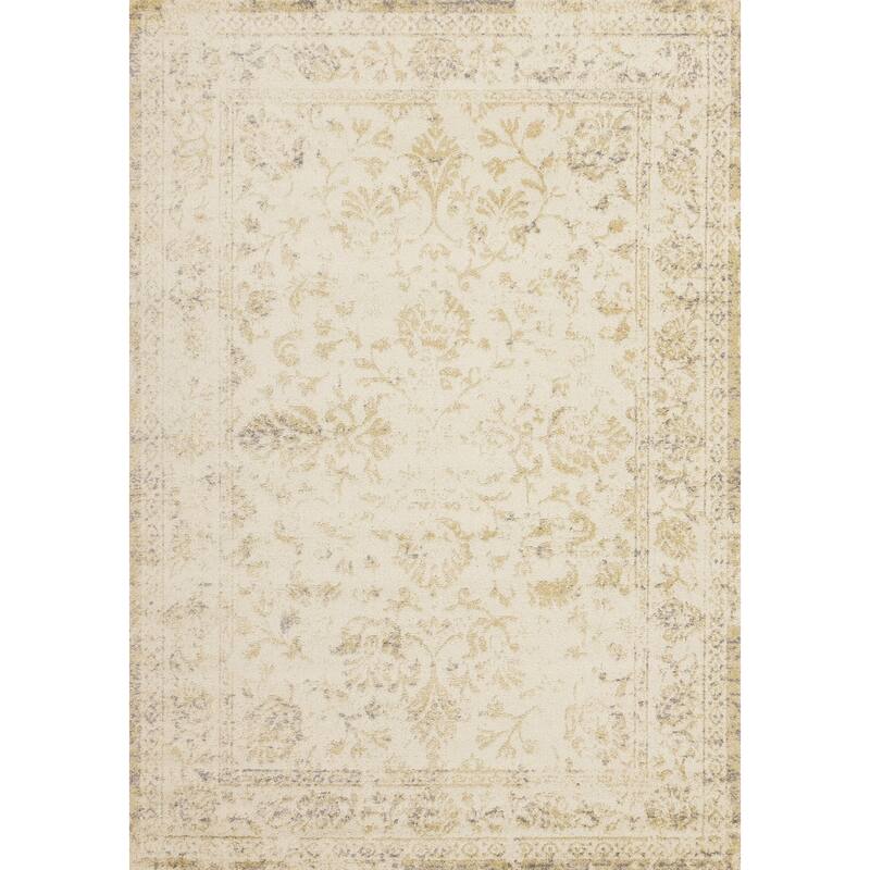 HomeRoots Abstract Modern Rectangle Area Rug - 5' X 8'