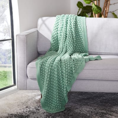 SAFAVIEH Hollie Cotton 50 x 60-inch Accent Throw Blanket