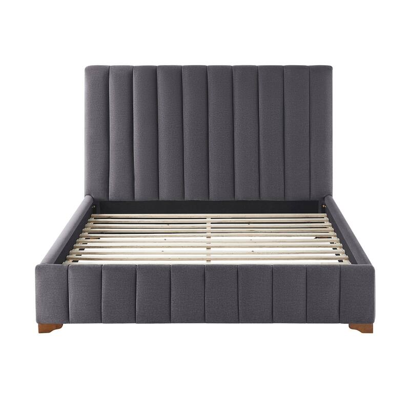 Queen Size Modern Bed Frame Upholstered Queen Bed Frame Platform