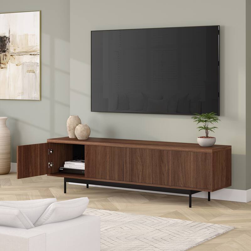 Whitman Rectangular Fluted TV Stand for TV's up to 75" - 70" Wide