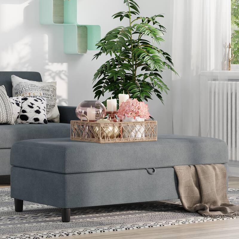Futzca Modern L-shaped Convertible Sectional Sofa w/ Reversible Chaise