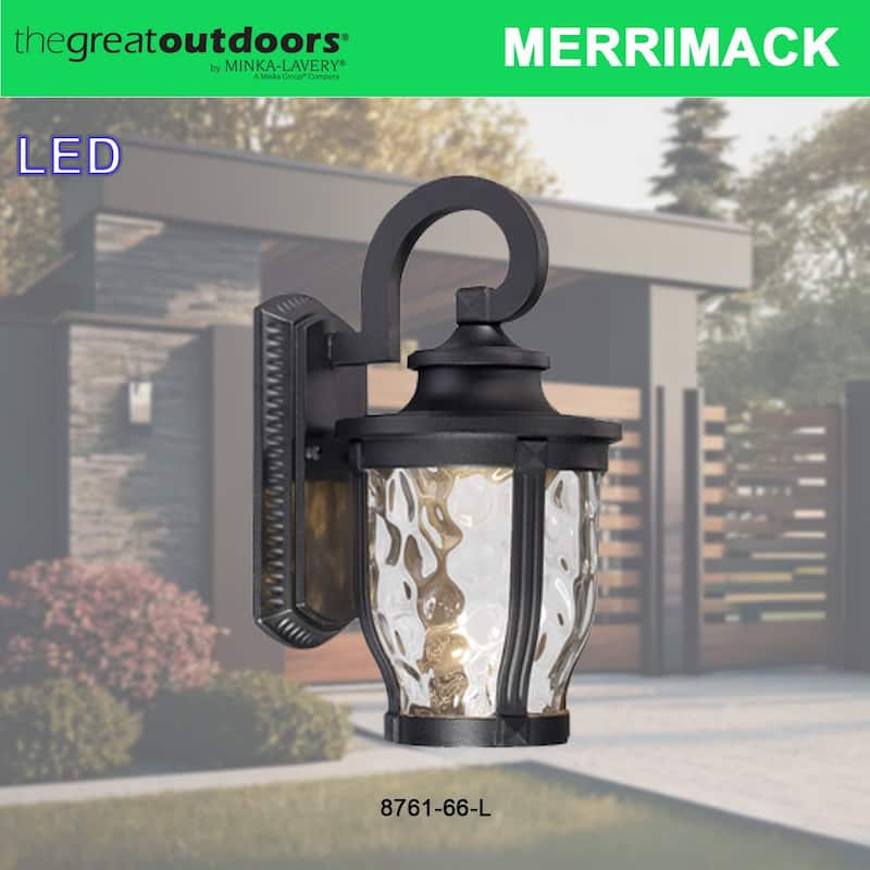 The Great Outdoors 1 Light 12.25" Height LED Outdoor Wall Sconce from