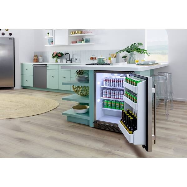 Shop Avallon Afr241odrh 24 Wide 5 5 Cu Ft Built In Or Free Standing Stainless Steel Overstock 14270249