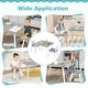 preview thumbnail 8 of 8, Gymax 3 Pieces Kids Table & Chairs Set Children Wooden Furniture Set