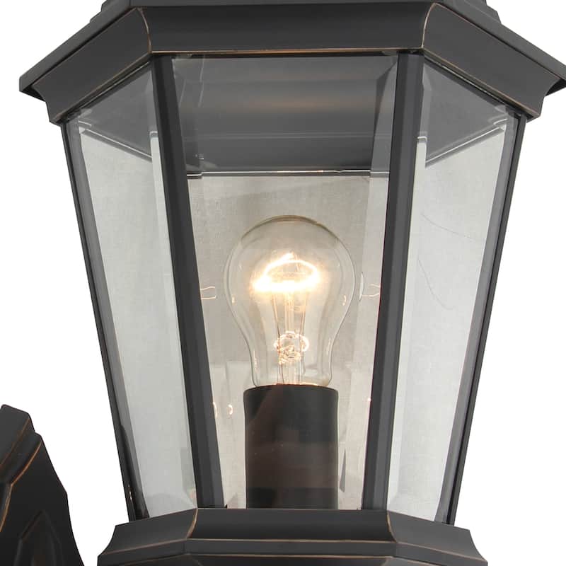 1 Light Outdoor Wall Lantern in Imperial Black