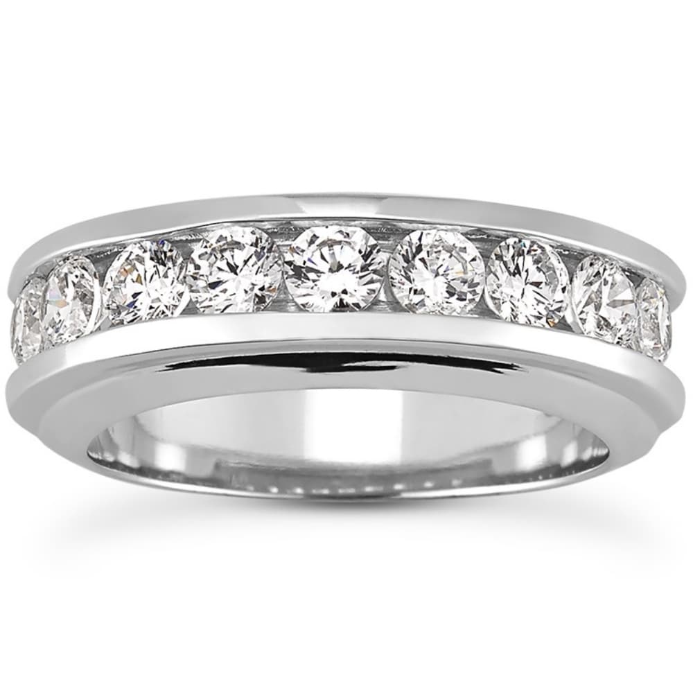 Bliss Diamond Men's 1 3/4 Ct T.W. Diamond Ring 10k White Gold