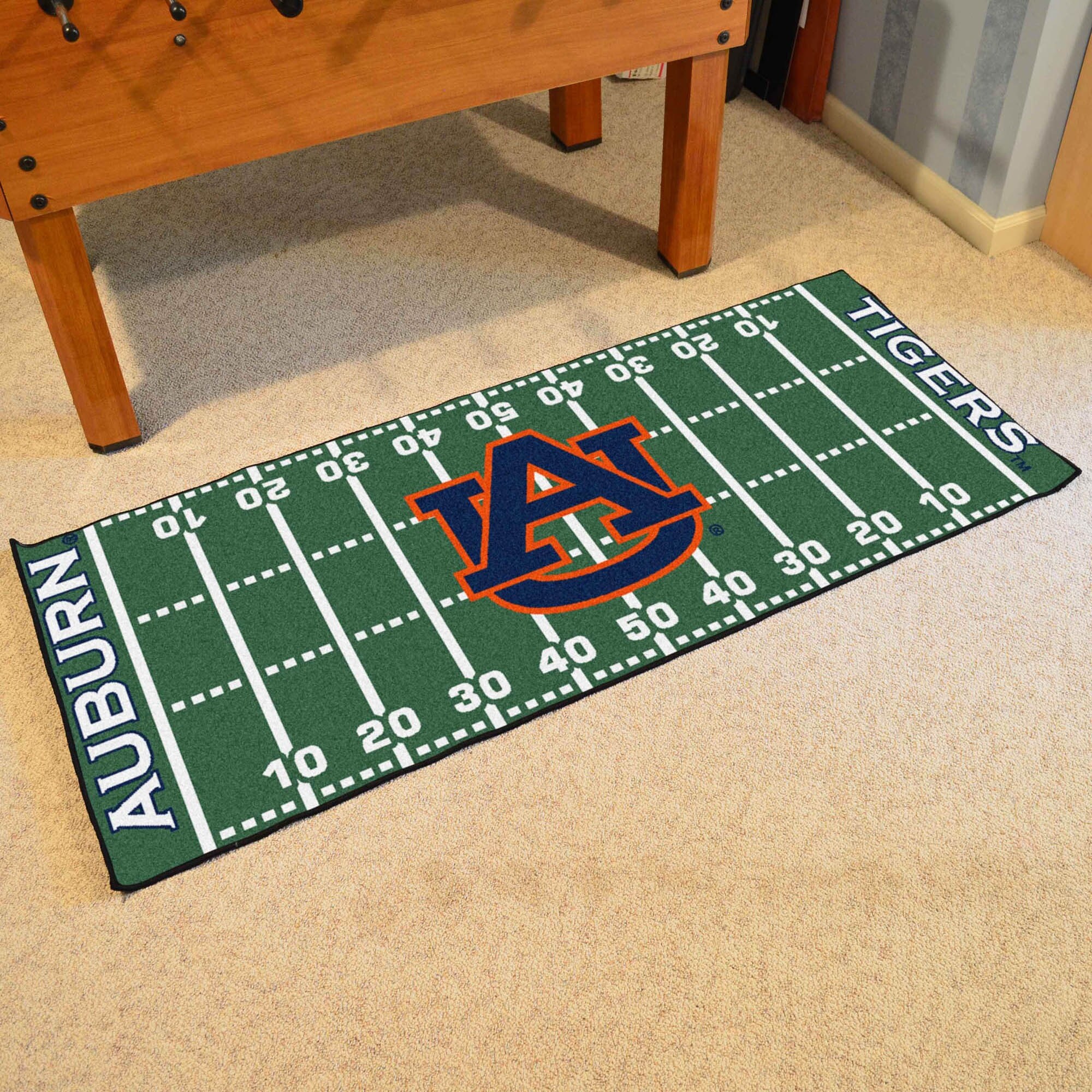 Shop Ncaa Auburn University Tigers Football Field Runner Mat Area