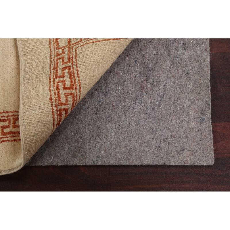 Geometric Bordered Oriental Gabbeh Kashkoli Wool Area Rug Hand-knotted - 3'1" x 5'1"