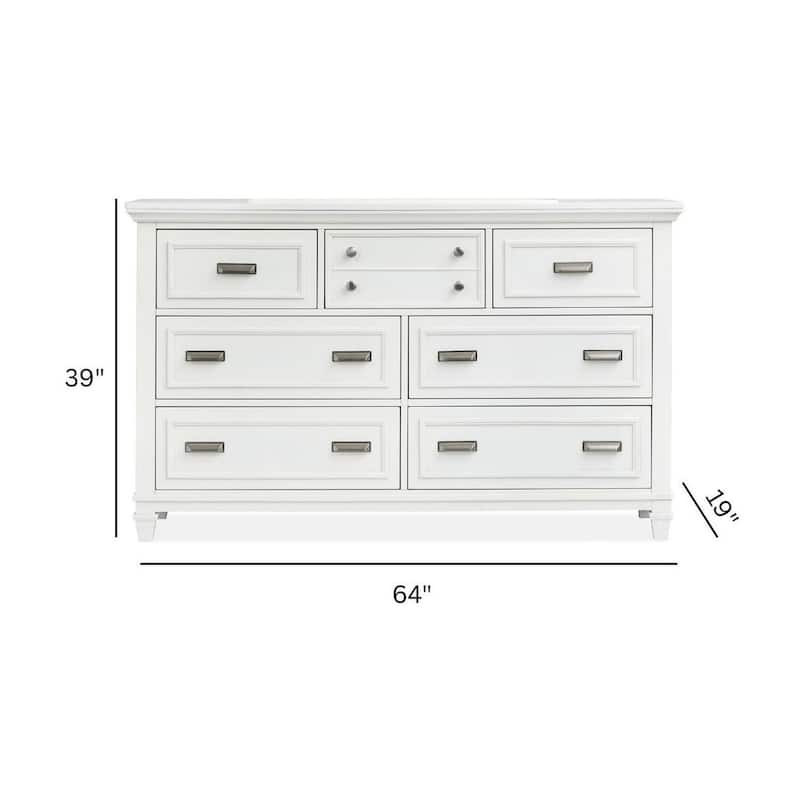 Magnussen Home Charleston White Dove Drawer Dresser
