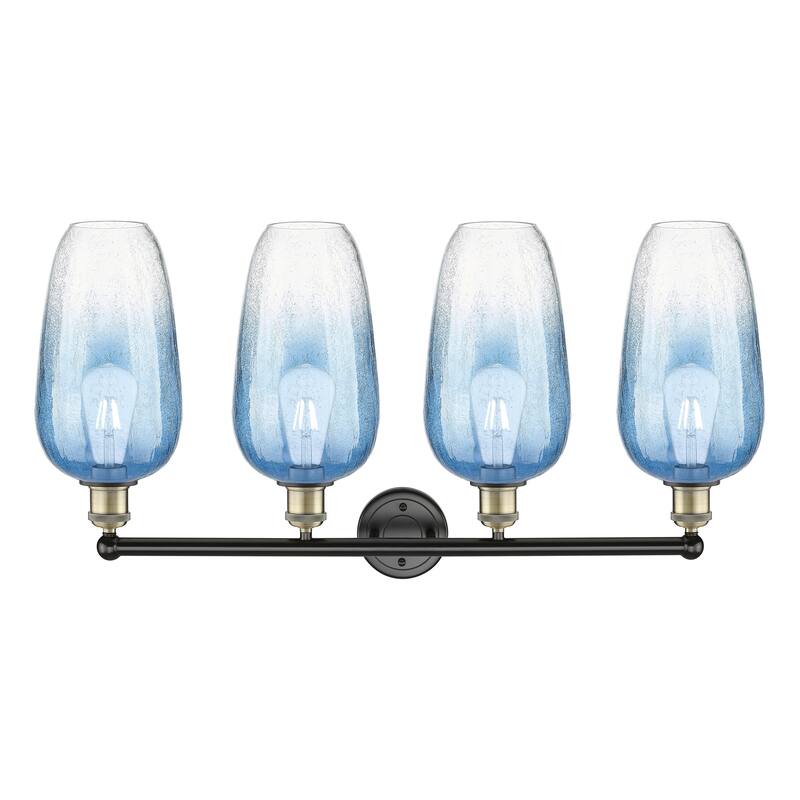 Innovations Lighting Endless Possibilities Edison - Brookhaven Flute - 4 Light 34" Bath Vanity Light