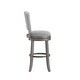 preview thumbnail 12 of 22, Hillsdale Santa Clara II Swivel Stool, Antique Gray