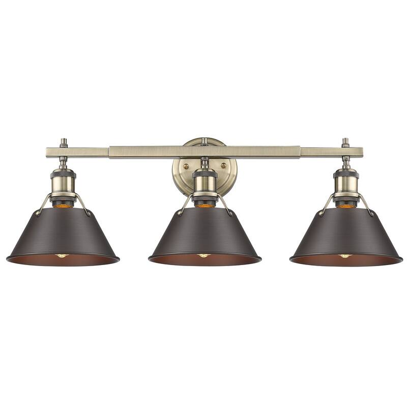 Golden Lighting Orwell 3 Light 24-1/4" Wide Bathroom Vanity Light in