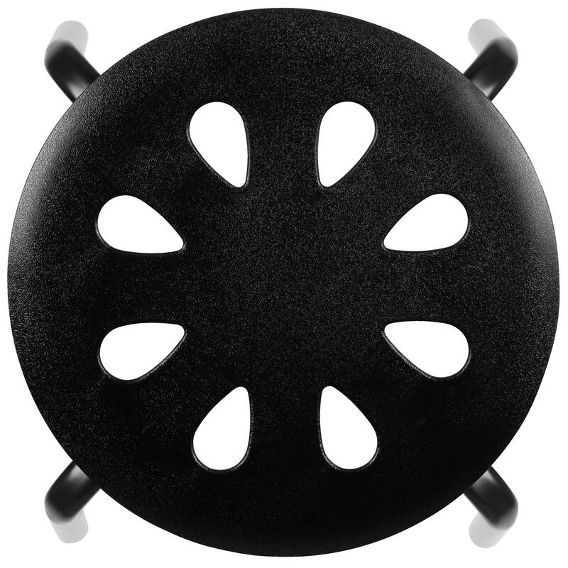 Plastic Nesting Stack Stools - School/Office/Home, 17.5"Height (5 Pack) - 16.5"D x 16.5"W x 17.5"H