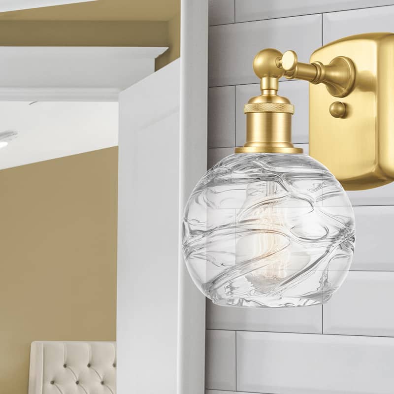 Innovations Lighting Athens Deco Swirl - 1 Light 6" Sconce