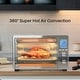 preview thumbnail 2 of 11, LNC 12-In-1 Large 34QT Countertop Toaster Oven Convection Rotisserie Air Fryer - 19.5" L x 15" W x 12.5" H
