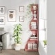 preview thumbnail 6 of 55, Corner Shelf Bookcase Bookshelf with Unique Shape for Living Room, Home Office