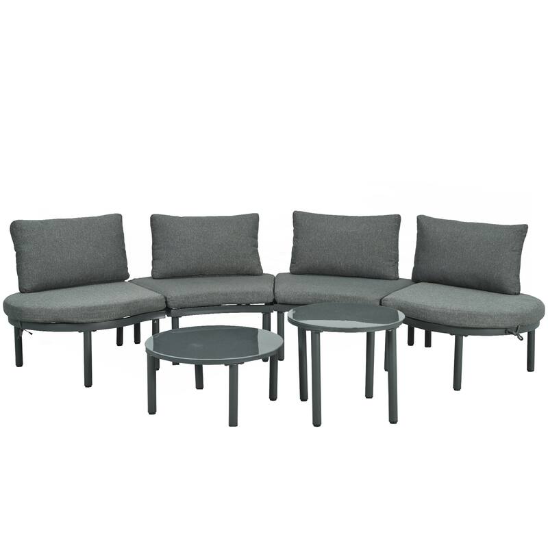 6-Piece Patio Sofa Furniture Set
