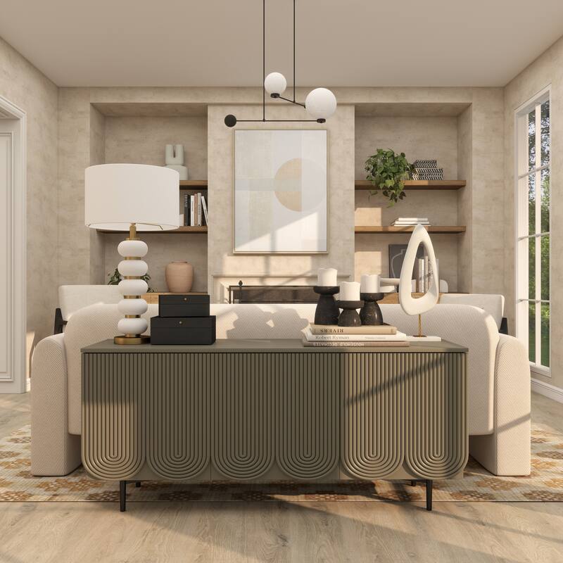 Wood Short Wide Distressed Candle Holder - Set of 3 Black or Brown - Roche River Decor