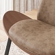 preview thumbnail 19 of 20, Corvus Mid-century Walnut Finish Accent Lounge Chair