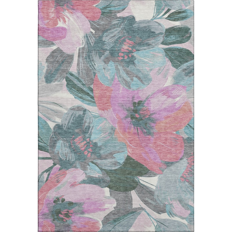 Premium Washable Super Soft Modern Floral Mayfield Rug