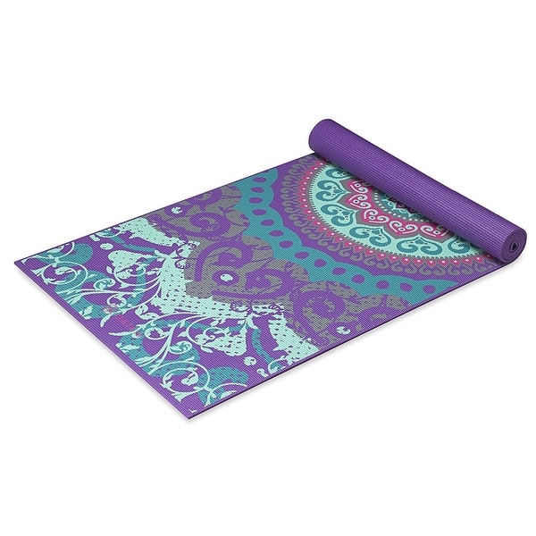 Buy Gaiam 6mm Premium Yoga Mat Purple Mandala at