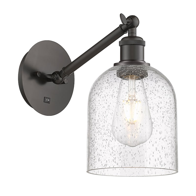 Innovations Lighting 317-1W-10-6 Bella Sconce Bella 10" Tall Wall - Oil Rubbed Bronze / Seedy