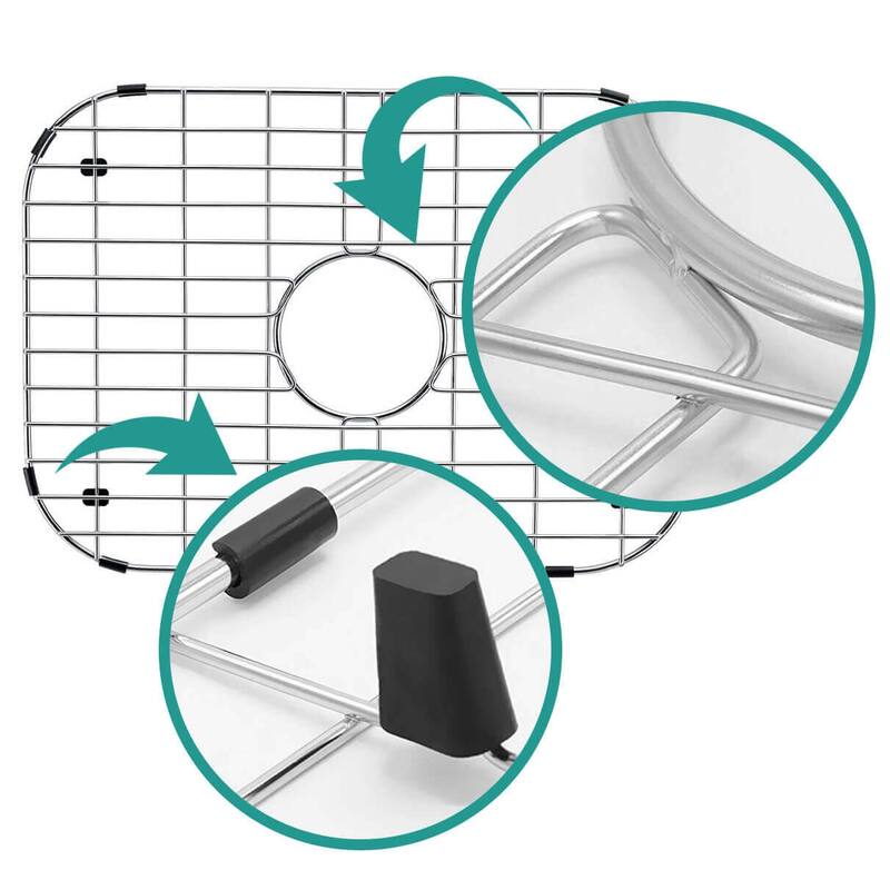 Fine Fixtures Chrome Stainless-Steel Bottom Grid