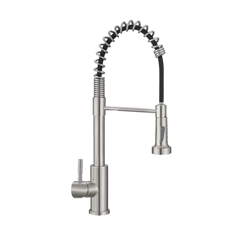 Single Hole Single Handle Pull Down Kitchen Faucet with Sprayer