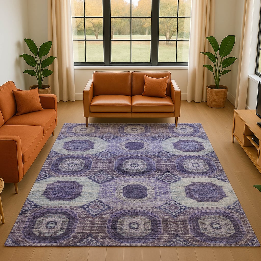 Premium Washable Super Soft Vintage Traditional Mayfield Rug