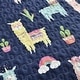 preview thumbnail 7 of 18, Lush Decor Southwest Llama Cactus Reversible Print Quilt Set