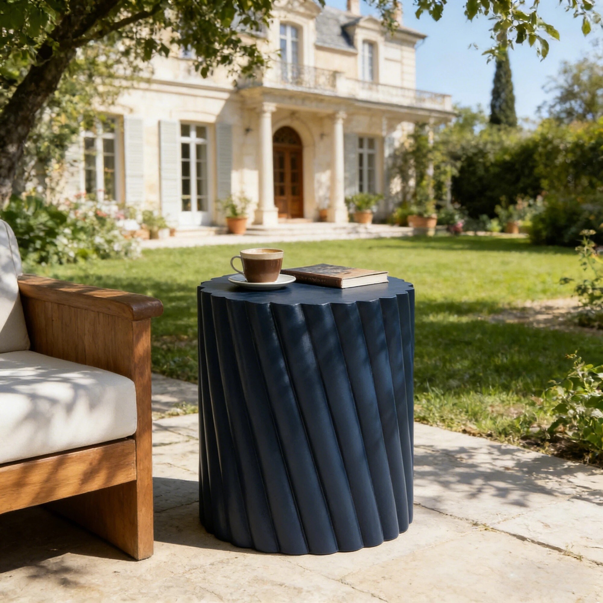Roomfitters Mid-Century Modern Outdoor Side Table - Bed Bath
