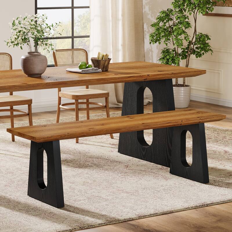 47" Farmhouse Dining Bench