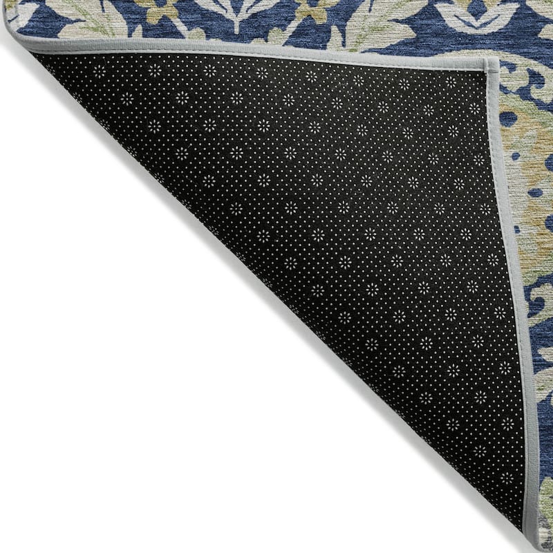HomeRoots Floral Transitional Rectangle Outdoor Rug