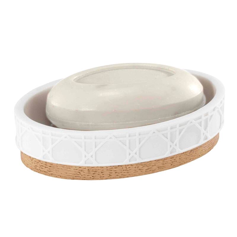 Nicole Miller Lena Soap Dish - White