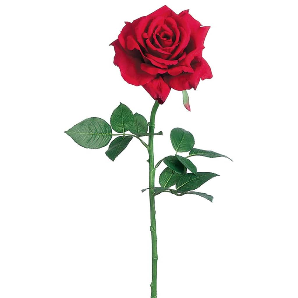 Artificial Diana Rose Floral Spray - 26" - Red - Pack of 12