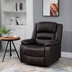 preview thumbnail 13 of 20, HOMCOM Vibrating Massage PU Leather Recliner Chair, Footrest with Remote Control and 8 Massaging Points