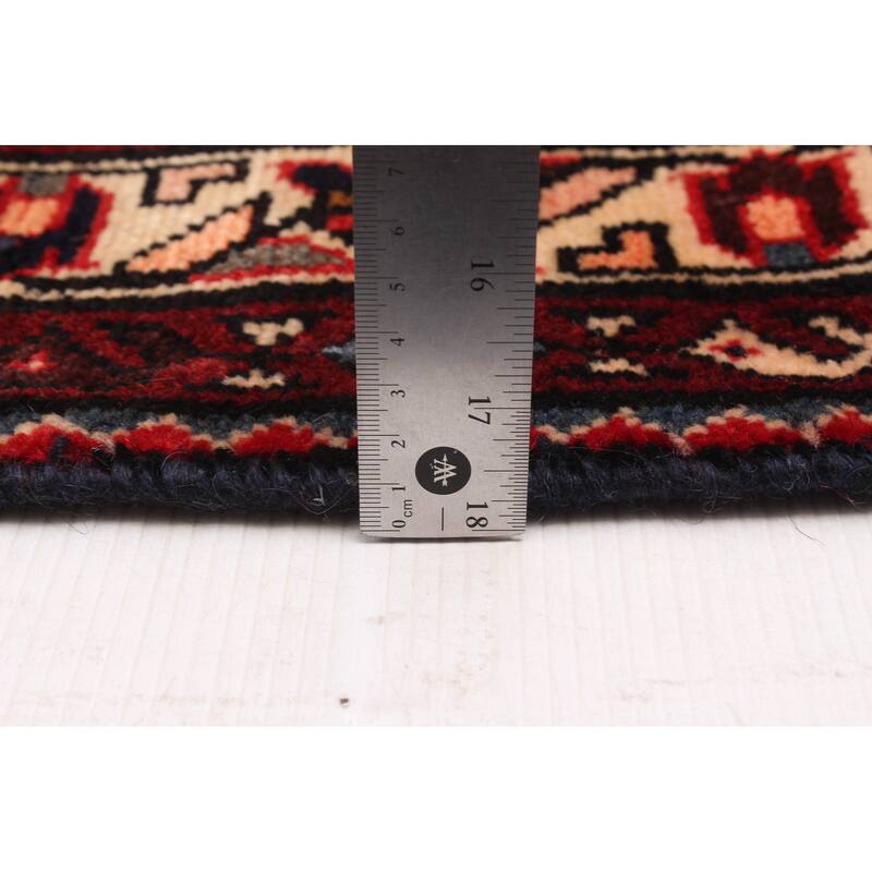 ECARPETGALLERY Hand-knotted Andelz Dark Navy Wool Rug - 3'9 x 10'5