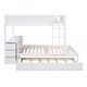 preview thumbnail 10 of 55, Full-over-Full Bunk Bed with Twin size Trundle,Storage and Desk,Space-Efficient Multifunctional Loft Bunk Bed with Storage