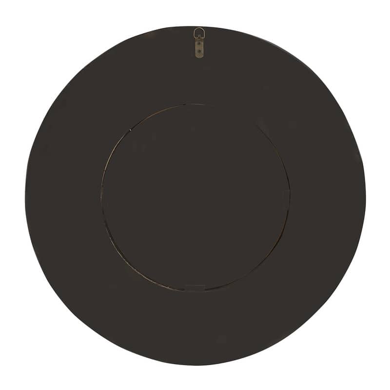 Maraya Rattan Round Boho Wall Mirror - 28.25"H x 28.25"W x 1.75"D