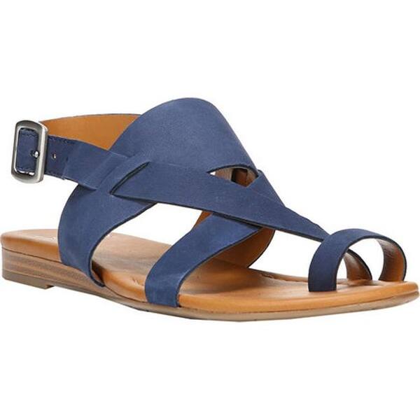 Shop Sarto By Franco Sarto Women S Gia Slingback Dark Indigo Elko Nubuck Overstock 25588845