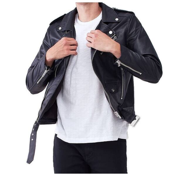 Shop Deadwood Mens Jacket Black Us Size Medium M Eu 44 Motorcycle