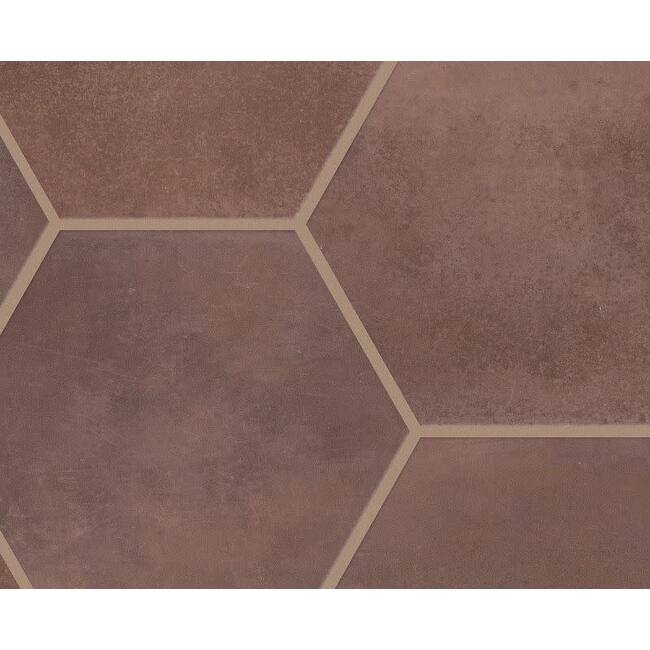 Shaw 493TS Halftone - 9" x 11" Hexagon Floor and Wall Tile - Glossy