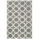preview thumbnail 43 of 155, SAFAVIEH Handmade Chatham Clemma Modern Moroccan Wool Rug 6' x 9' - Dark Grey/Ivory - Rectangle