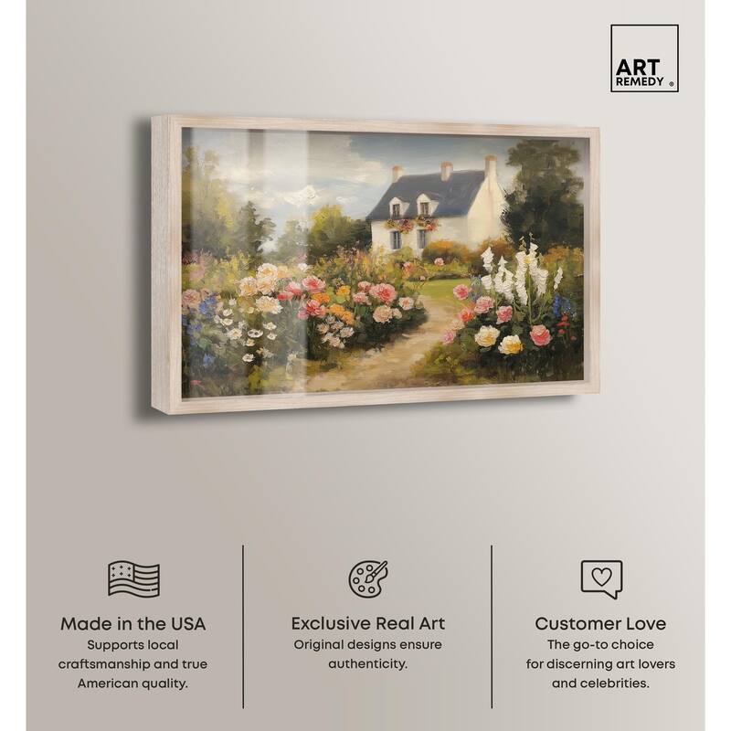 Floral Welcome Shadowbox by Art Remedy