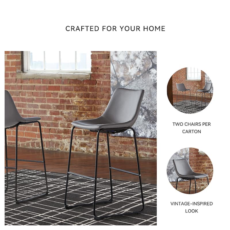 Signature Design by Ashley Centiar Counter Height Bar Stool (Set of 2)