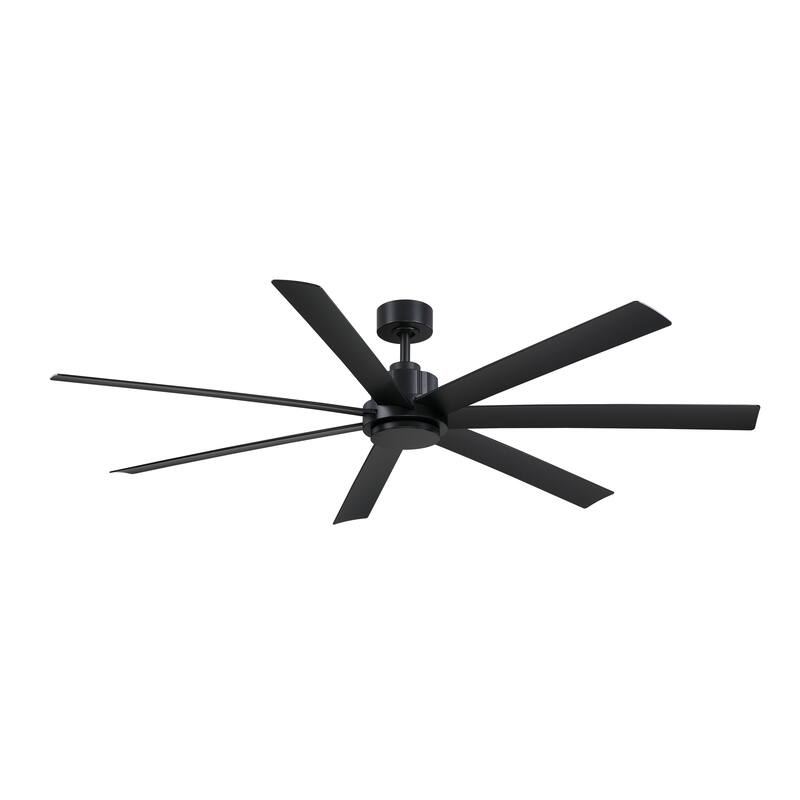 Fanimation Pendry 72 inch Indoor/Outdoor Smart Ceiling Fan with Remote - Black - Remote